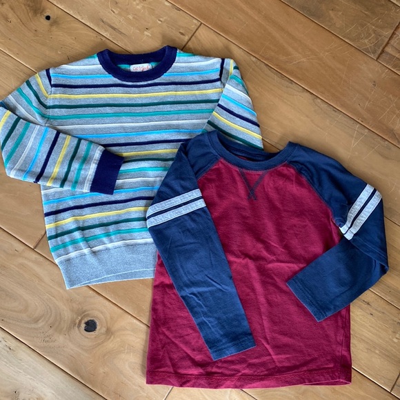 5t sweater and Long sleeve Tee and Navy Pants - Picture 2 of 9